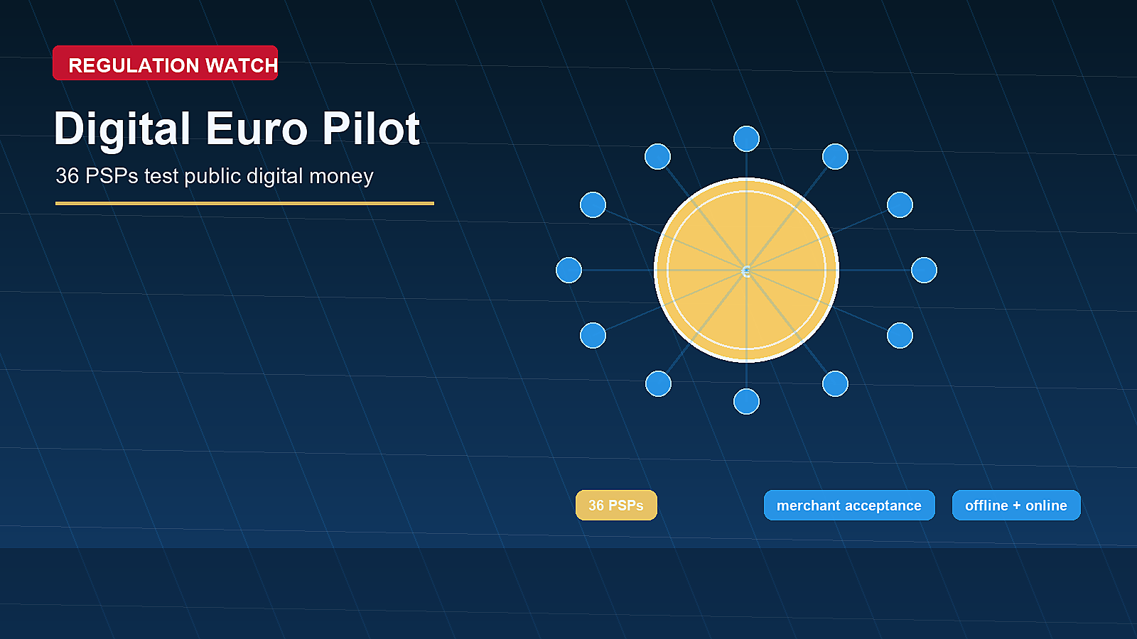 Digital Euro Pilot: 36 PSPs test public digital money